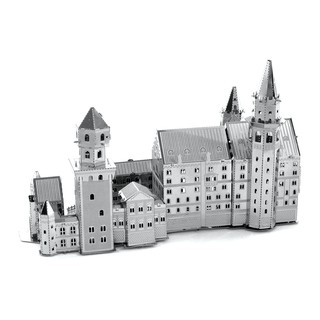 ★ พร้อมส่ง ★ ตัวต่อเหล็ก 3 มิติ Neuschwanstein Castle 3D Metal Model