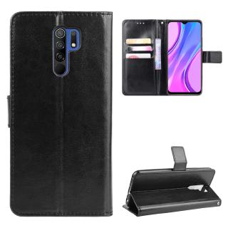 xiaomi redmi 9 เคสหนัง pu แบบพับกระเป๋าสตางค์พร้อมขาตั้ง