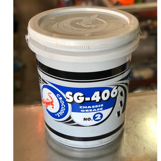 จาระบี ตราจระเข้ รุ่นSG-406 เนื้อจาระบีสีเขียว ขนาด10 กก. (1กป.)