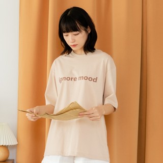 【ผ้าฝ้ายแท้】Amity _ Oversize เสื้อโอเวอร์ไซต์- ignore mood เสื้อยืด T-shirt oversize โอเวอร์ไซส์