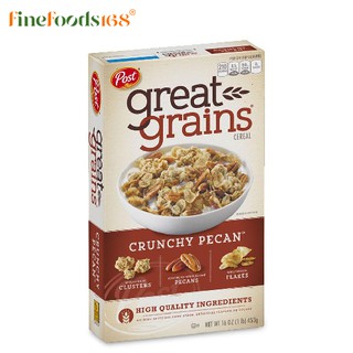 โพสท์ เกรทเกรน ครันชี่ พีแคน16 ออนซ์ (453 กรัม) Post Great Grains Crunchy Pecans 16 OZ. (453 g.)