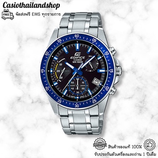 [ผ่อนเดือนละ319]🎁CASIO EDIFICE EFV-540D-1A2 ของแท้100% พร้อมส่ง ประกัน1ปี