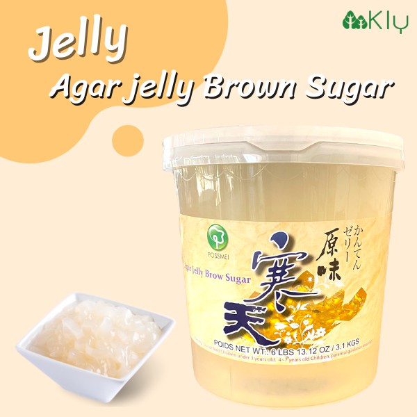 เจลลี่บราวน์ชูการ์ Agar  jelly Brown Sugar Xender 3.2kg