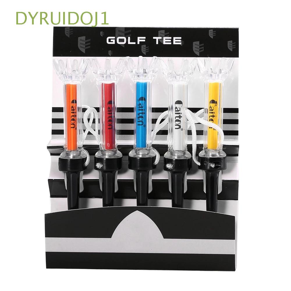 DYRUIDOJ1 Professional Magnetic Golf Tees 90mm สําหรับฝึกซ้อมกลางแจ้ง พร้อมที่ใส่ลูกกอล์ฟ ของขวัญนักกอล์ฟ