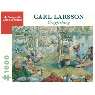 [จัดส่งฟรี] จิ๊กซอว์ Pomegranate ภาพ Crayfishing  จิตรกร Carl Larsson จำนวน 1,000 ชิ้น