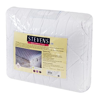 ผ้ารองกันเปื้อน QUEEN SIZE (5 Ft.) STEVENS MATTRESS PAD Q STEVENS WHITE ผ้ารอง ผ้ารองที่นอน