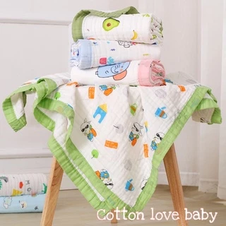 ผ้าห่มมัสลิน☘️cotton🌸soft100%พร้อมส่งในไทย⚡️ไซส์120*150ซม.ราคาถูกมาก‼️