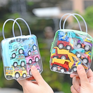 👶พร้อมส่ง❤️รถของเล่น 6 ชิ้น/เซ็ต "Pull Back Car" เด็กผู้ชาย สาว รถของเล่น ของขวัญ