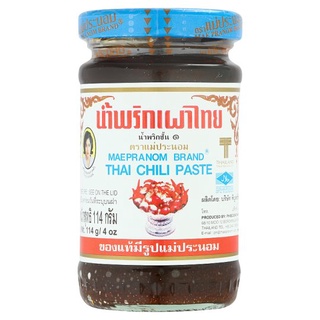 🔥ลดตาแตก🤩!! แม่ประนอม น้ำพริกเผาไทย 114กรัม Maepranom Brand Thai Chili Paste 114g