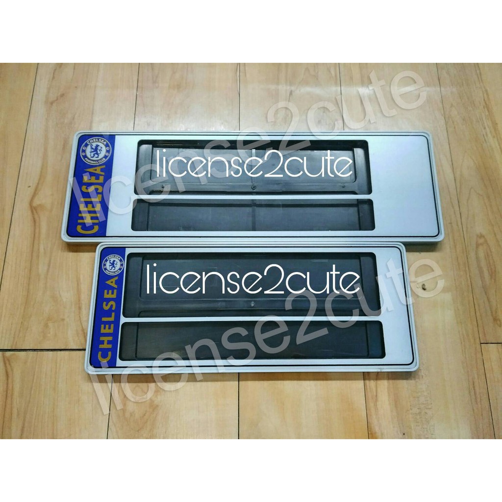 กรอบป้ายทะเบียน กันน้ำ ลายทีมฟุตบอล รุ่น CS7 (เชลซี Chelsea)