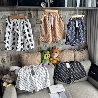 B Balen Hacker Skater Monogram Board Swim Beach Short บาเลน กางเกงว่ายน้ำ กางเกงชายหาด กางเกงลำลอง แห้งเร็ว ลายรู้กัน