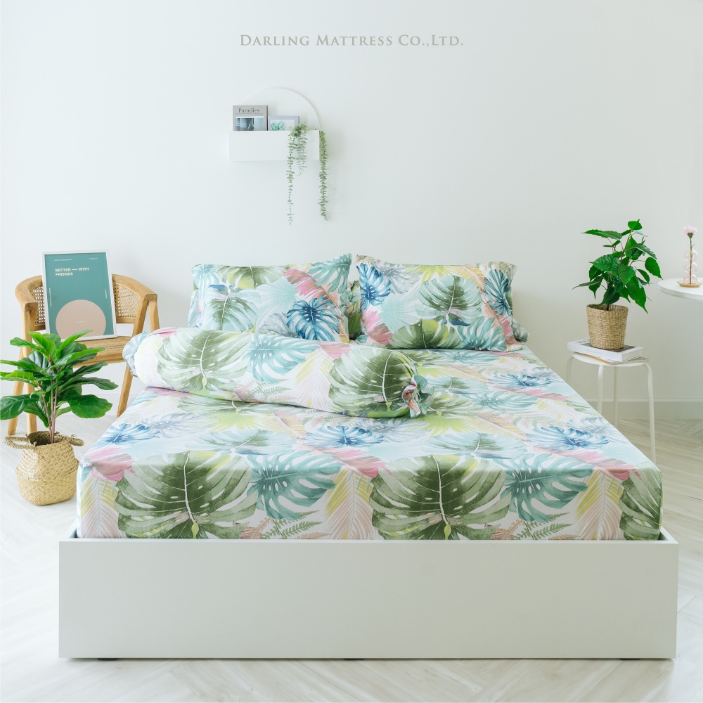 Darling Mattress ที่นอนดาร์ลิ่ง ชุดผ้าปูรุ่นนาโนเทค ลายจังเกิ้ล(ไม่รวมผ้านวม)