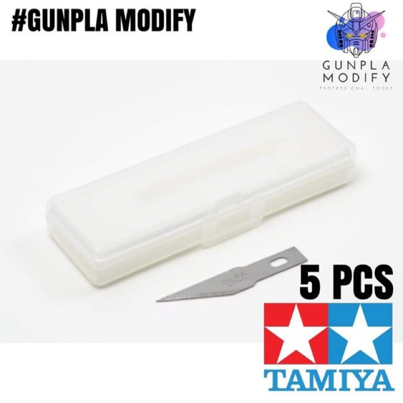 TAMIYA 74099 Modeler Knife Pro (Straight) ใบมีดอาร์ทไนฟ์แบบตรง จำนวน 5 ใบ