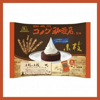 ช็อกโกแลตแท่งรสกาแฟผสมอัลมอนด์ Cronage ของ Morinaga Twig Komeda -116g