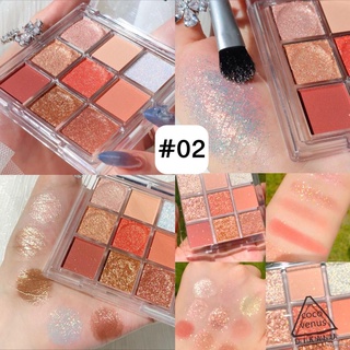 ♂✱☜DIKALU COCO VENUS (DKL009) พาเลทอายแชโดว์ 9 สี เนื้อดินน้ำมัน เนื้อใยไหม ประกายชิมเมอร์ Eye shadow 9 color palette