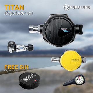 AQUALUNG - TITAN Regulator full set - ชุดอุปกรณ์หายใจ Aqualung Titan