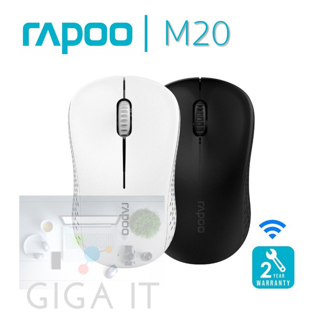 Rapoo M20 Wireless Optical Mouse 2.4GHz ประกัน 2 ปี