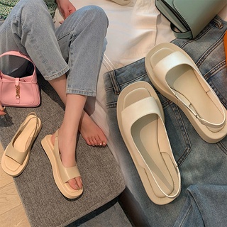 💗รองเท้าแตะสไตล์เกาหลี 🌈รองเท้าแตะเปิดส้น size 35-40