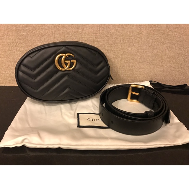 Gucci marmont belt bag (size95)