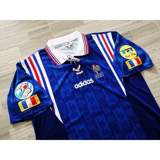 FRANCE home kit RETRO 1996 เสื้อฝรั่งเศส ย้อนยุค 1996