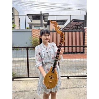 พิณโปร่ง ขนาดกลาง ทรงกีต้าร์ เหมาะสำหรับฝึกเล่น