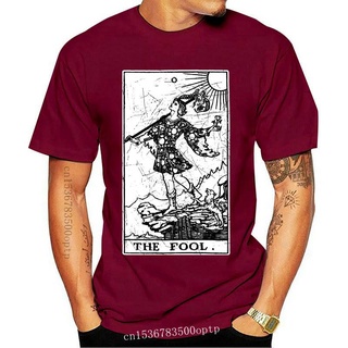 [S-5XL] เสื้อยืดคลาสสิก พิมพ์ลายไพ่ทาโรต์ Okkult Occult Esoterik Wahrsagen Fortune Telling Fool Narr FCnfbi70BJpafo40