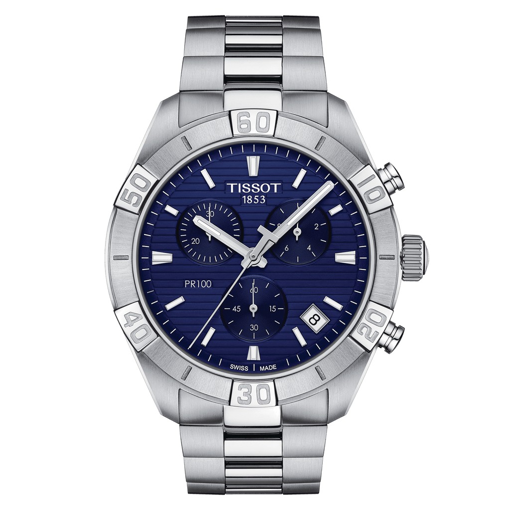 Tissot PR100 Sport Gent ทิสโซต์ พีอาร์ 100 สปอร์ต เจนท์ สีน้ำเงิน T1016171104100 นาฬิกาผู้ชาย