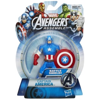 HASBRO : MARVEL AVEMGERS ASSEMBLE 2013 : CAPTAIN AMERICA 3.75-Inch Figure รุ่นจุดขยับ 5 จุด ของแท้ 100%