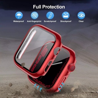 เคสพร้อมกระจก ป้องกันทั้งตัวเรือน และจอ for Apple iWatch  Case Bumper Screen Protector