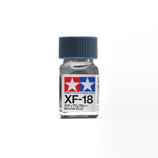 Tamiya Enamel Color 80318 XF-18 Medium Blue (Flat) 45135491 (สี)