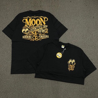 ค่าของเงินYokohama MOONEYES เสื้อยืด พรีเมี่ยม สีดําS-3XL