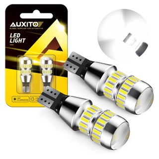 Auxito หลอดไฟถอยจอดรถยนต์ LED T15 W16W 921 912 T15 2 ชิ้น