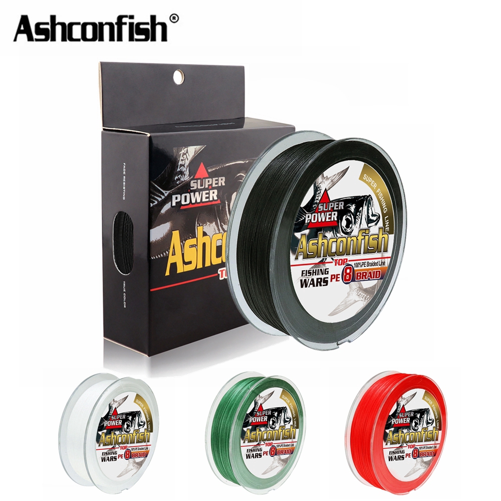 Ashconfish สายเบ็ด 100 เมตร ถัก8 สําหรับตกปลา 6-80 ปอนด์