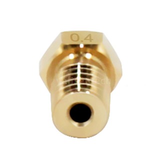 10pcs/lot V6 Nozzle 1.75mm Stainless Steel/ Brass Nozzles 0.2 0.3 0.4 0.5 0.6mm for 3D Printer Parts