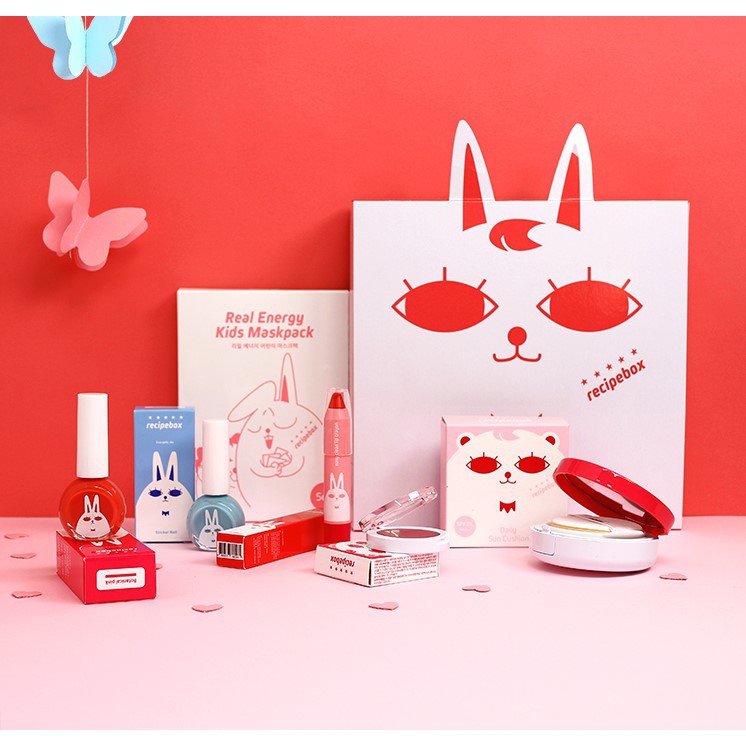 Recipebox ชุดเครื่องสําอาง ของขวัญเด็ก Sun mix A Package