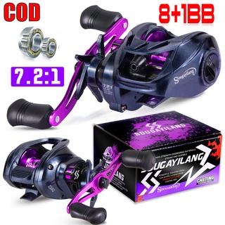 Sougayilang รอกตกปลา 8 + 1BB รอกตกปลาหล่อซ้าย/ขวามือ 7.2: 1 …