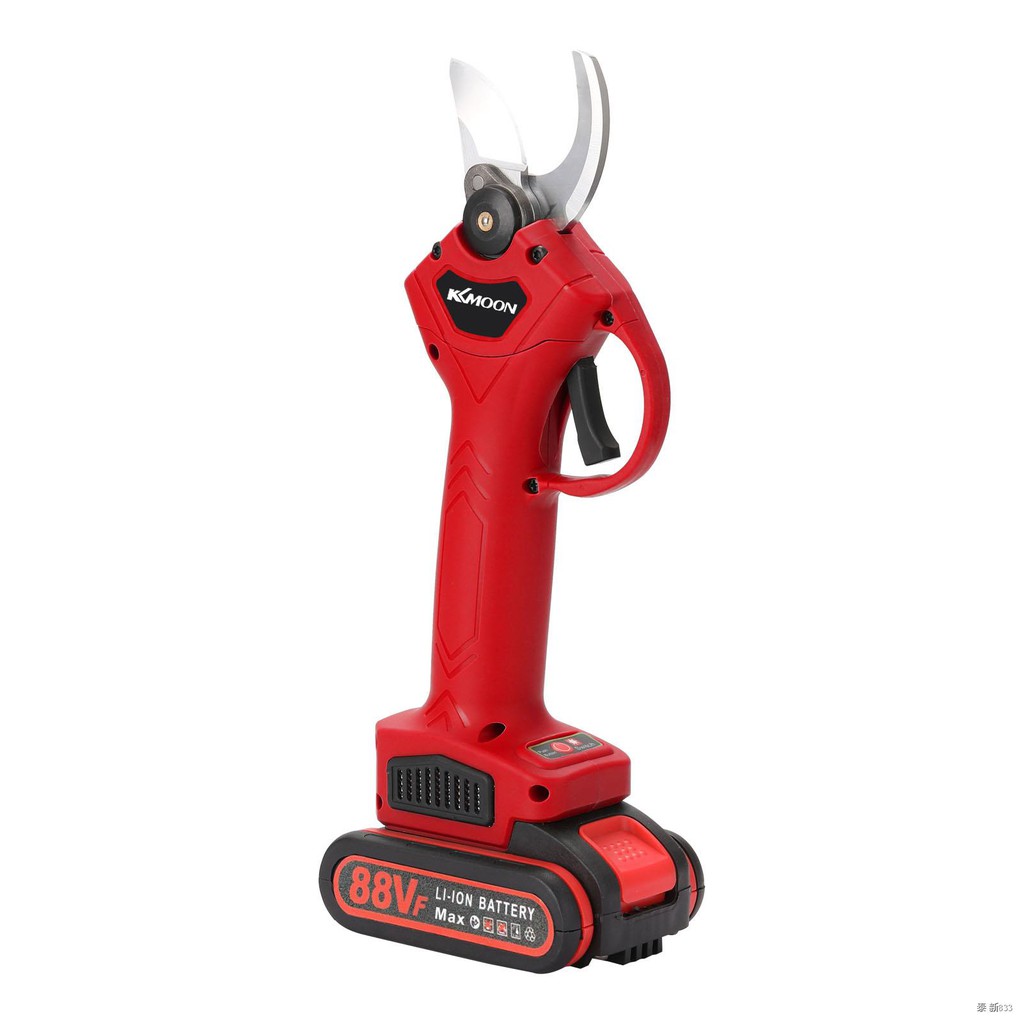 KKmoon 21V 30mm Cordless Electric Pruner 88VF Pruning Shears Efficient Fruit Tree Bonsai Pruning