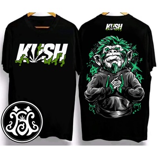 ผ้าฝ้าย 100%เสื้อยืด kush เสื้อยืดสุดเท่ Crew neck T-shirt. Oversized T-shirt เสื้อยืดผ้าคอตตอน V.01S-3XL