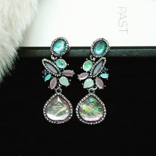 ric.shop.8338 ต่างหู​ Gucci​ คริสตัลสีเขียว รหัส061