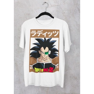 ♦☊เสื้อยืด Uni รุ่น ราดิช Raditz Edition T-Shirt ดราก้อนบอลแซด Dragon Ball Z สวยใส่สบายแบรนด์ Khepri 100cotton comb เงิน