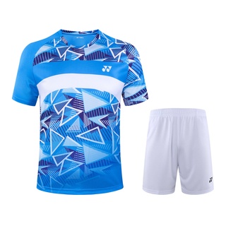 ใหม่ YONEX ชุดเสื้อกีฬาแบดมินตัน แบบแห้งเร็ว แฟชั่นสําหรับผู้ชาย และผู้หญิง 2021