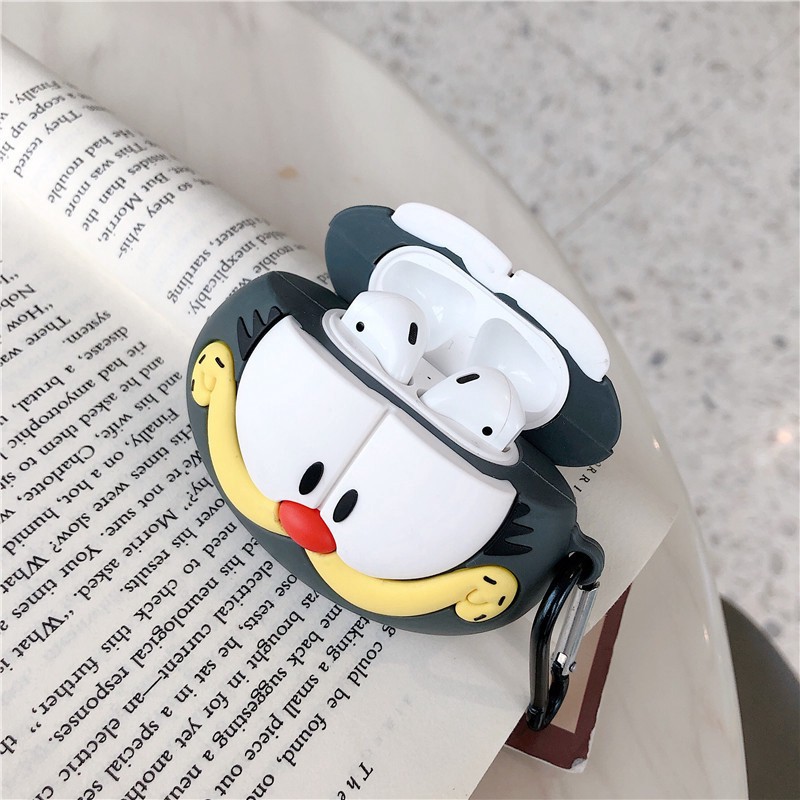 Garfield เคสซิลิโคนป้องกันการกระแทกสำหรับ Airpods 1 2 #8