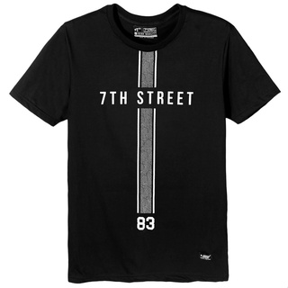 เสื้อยืดสีขาว7th Street เสื้อยืด รุ่น AML002