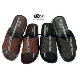 ADDA รองเท้าแตะ แบบสวม รุ่น 7J05-M1 สีน้ำตาล/ดำ (38-45)