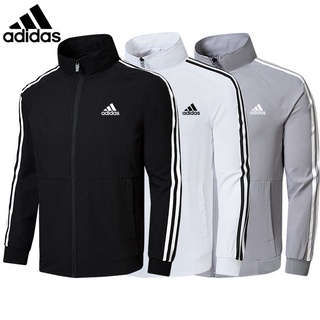 Adidas ใหม่ เสื้อแจ็กเก็ตกันหนาว กันลม ลําลอง คุณภาพสูง สําหรับผู้ชาย