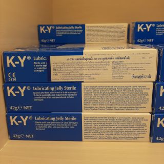 เค-วาย เจลหล่อลื่นสูตรน้ำ (K-Y lubricating Jelly sterile)