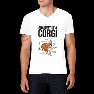 เสื้อลายหมา DF16 เสื้อยืด เสื้อยืดลายหมา สุนัขคอร์กี้ เสื้อยืดพิมพ์ลาย corgi dog T Shirt