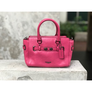 พร้อมส่ง 😍 MINI BLAKE CARRYALL IN BUBBLE LEATHER COACH F37635