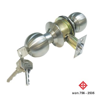 ลูกบิดทั่วไป FITT PLUS 3100-SSE65 หัวกลมสเตนเลส ENTRANCE KNOB FITT PLUS 3100-SSE65 STAINLESS STEEL