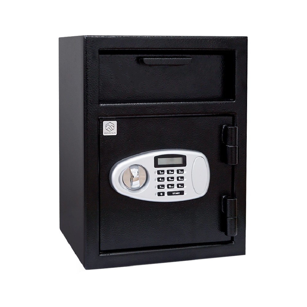 ตู้เซฟนิรภัย MOUNTAIN รุ่น ALASKA 45DB (34x30x45cm.) ตู้เซฟแคชเชียร์ ตู้เซฟมีช่องหยอด Deposit safe